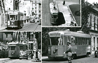 I tram di Genova - Le Littorine - Collage.
