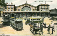 Tram a vapore - Paris Gare de l'Est.
