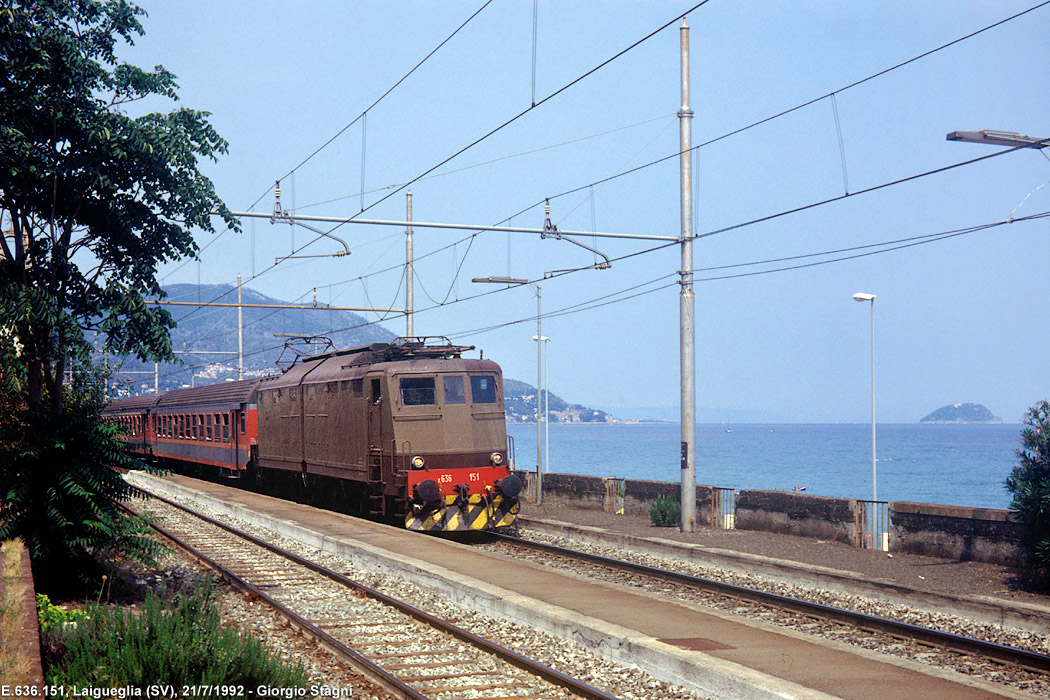 Classic Riviera: gli anni '90, l'ultima stagione dei treni internazionali - Laigueglia.