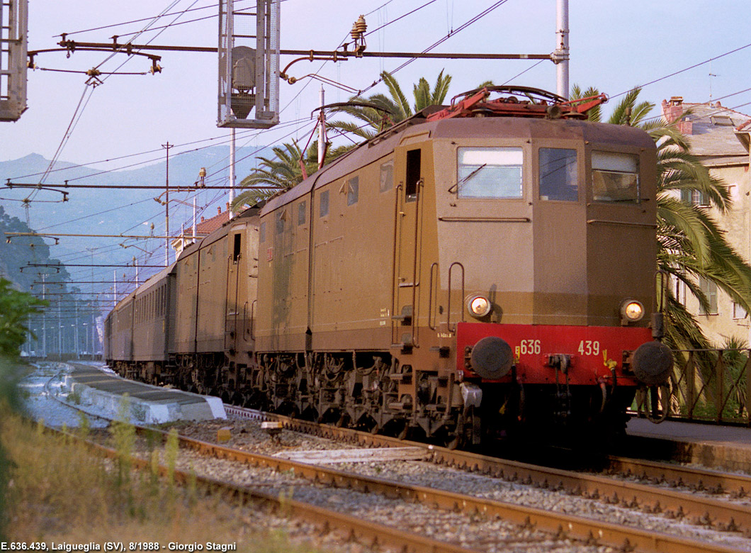 Classic Riviera: gli anni '80 e la ferrovia tradizionale - Laigueglia.