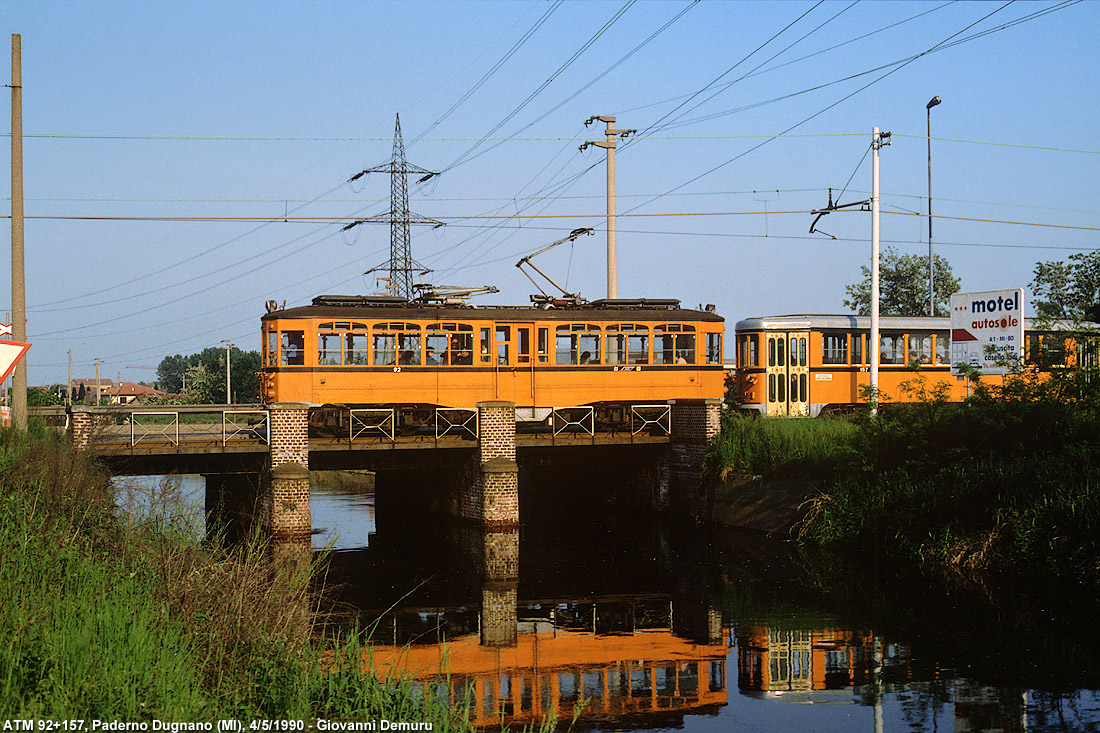 Tram vintage - Canale Villoresi.