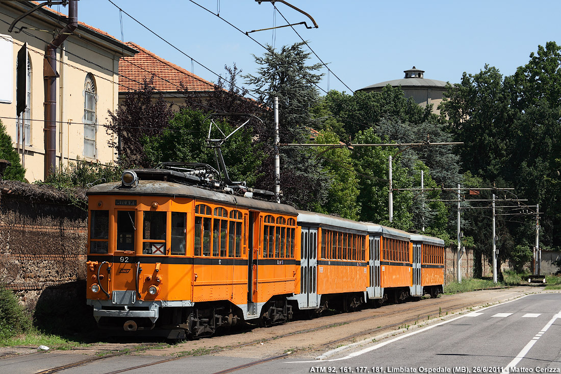 Tram vintage - Limbiate Ospedale.