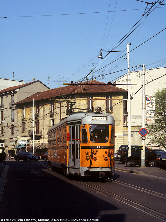 Tram vintage - Via Ornato.