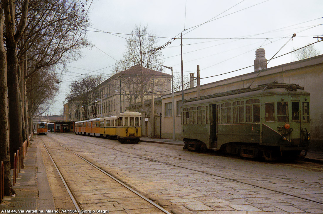 Tram vintage - Via Valtellina.