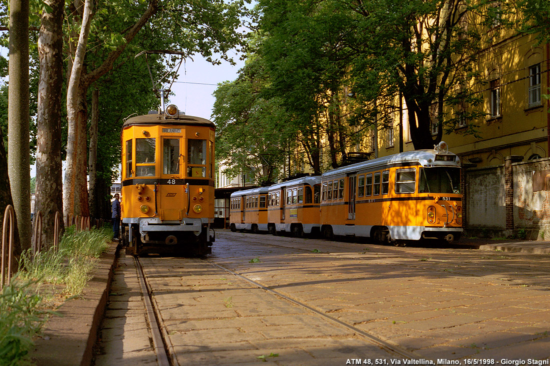 Tram vintage - Via Valtellina.