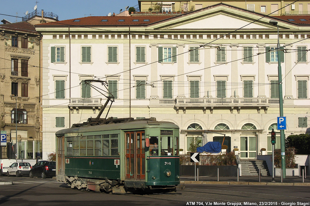 Sabbiere nel 2015 - Viale Monte Grappa.