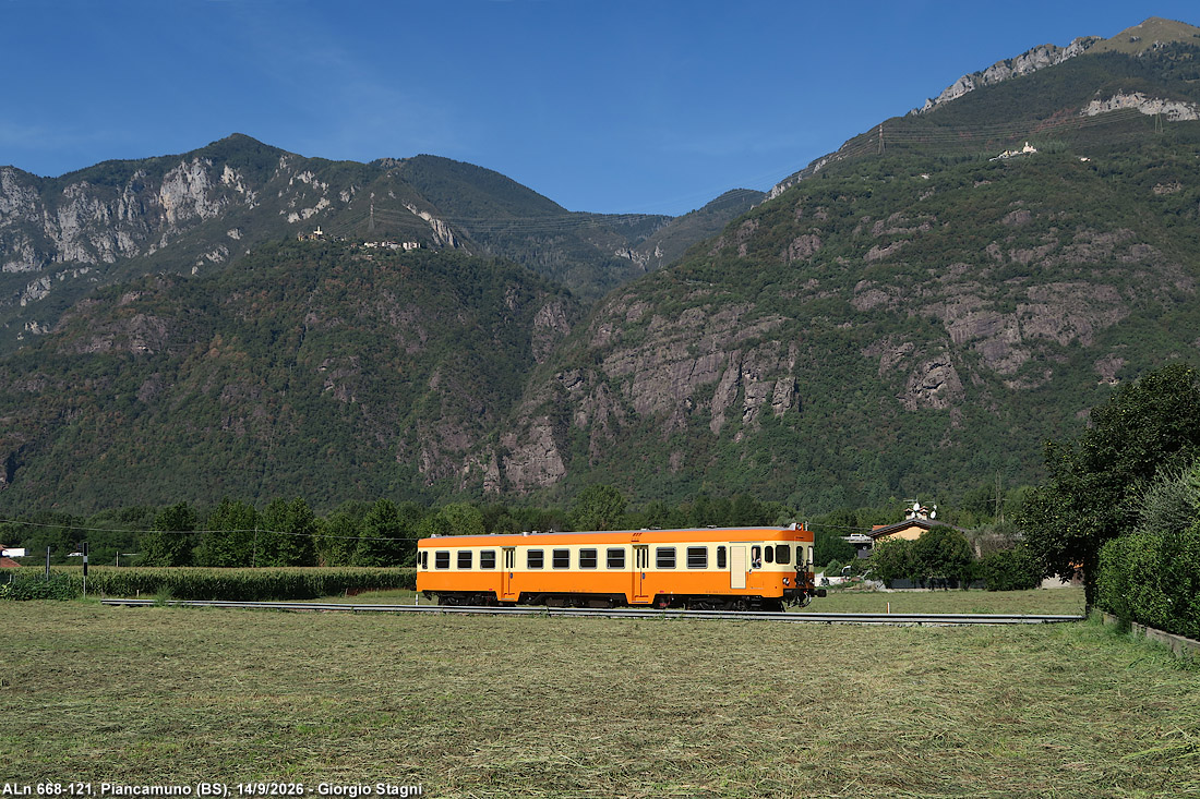 ALn 668-121 fino a Breno - Piancamuno.