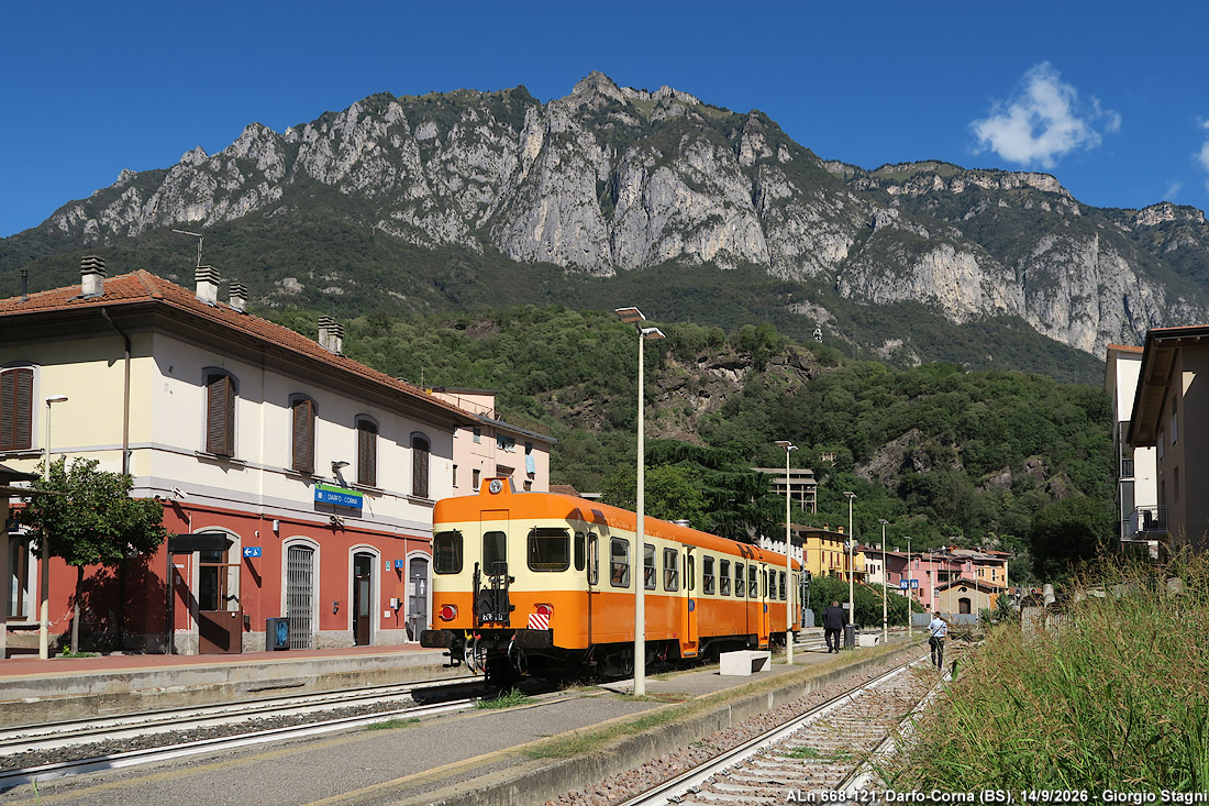 ALn 668-121 fino a Breno - Darfo-Corna.