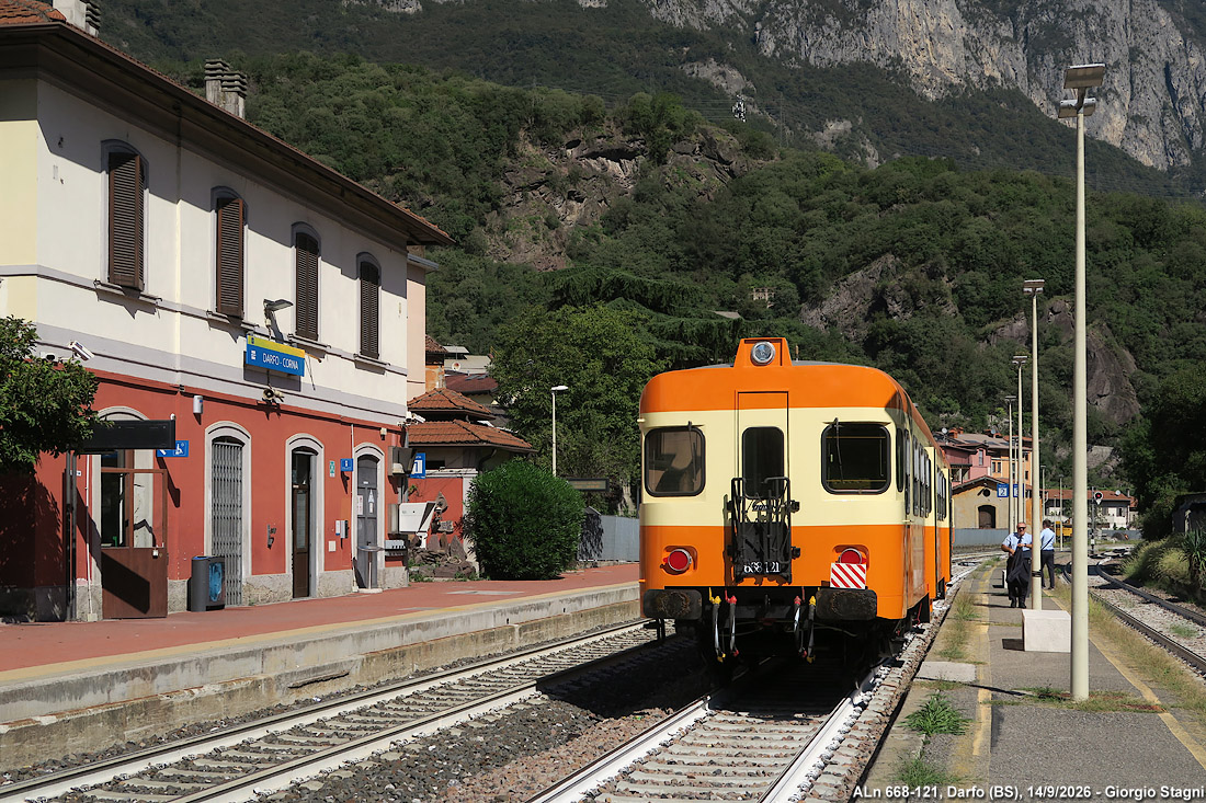 ALn 668-121 fino a Breno - Darfo-Corna.