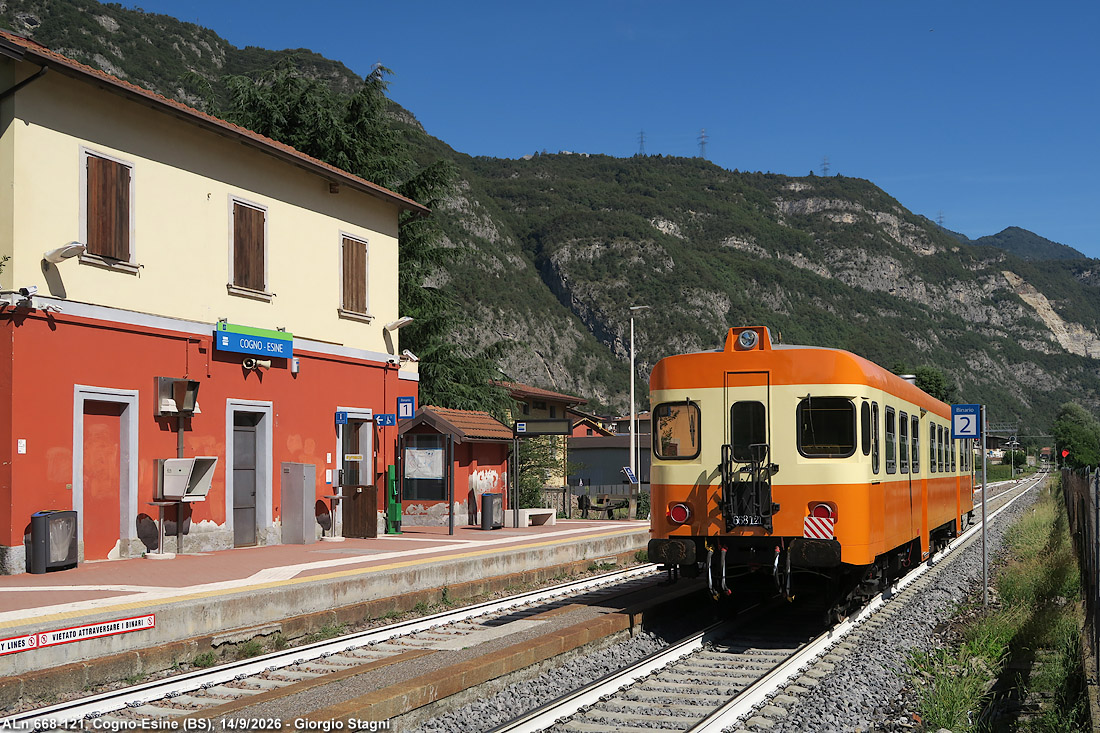 ALn 668-121 fino a Breno - Cogno-Esine.