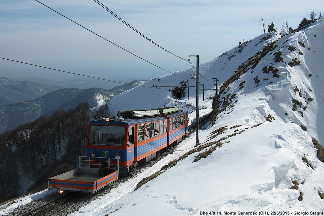 La ferrovia oggi - Monte Generoso.