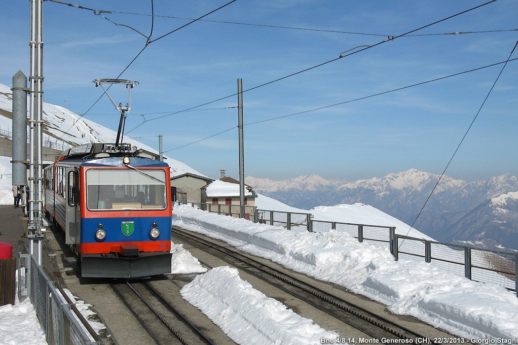 La ferrovia oggi - Vetta.