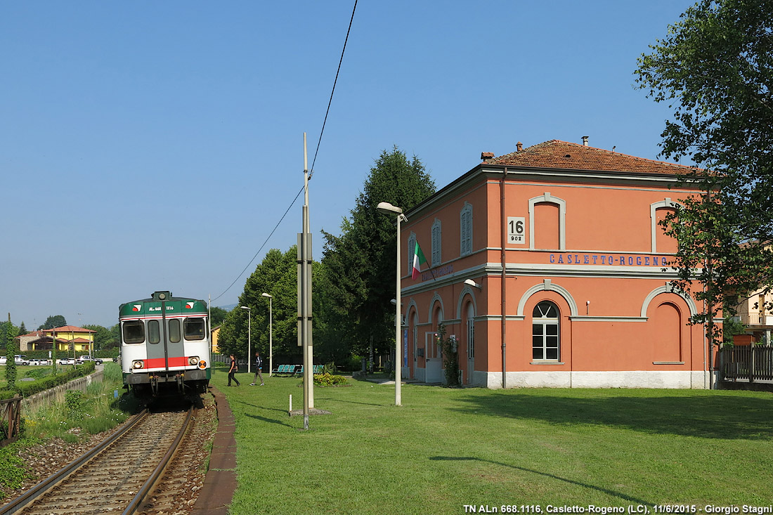 Singolarit architettoniche in stazione - Casletto-Rogeno.