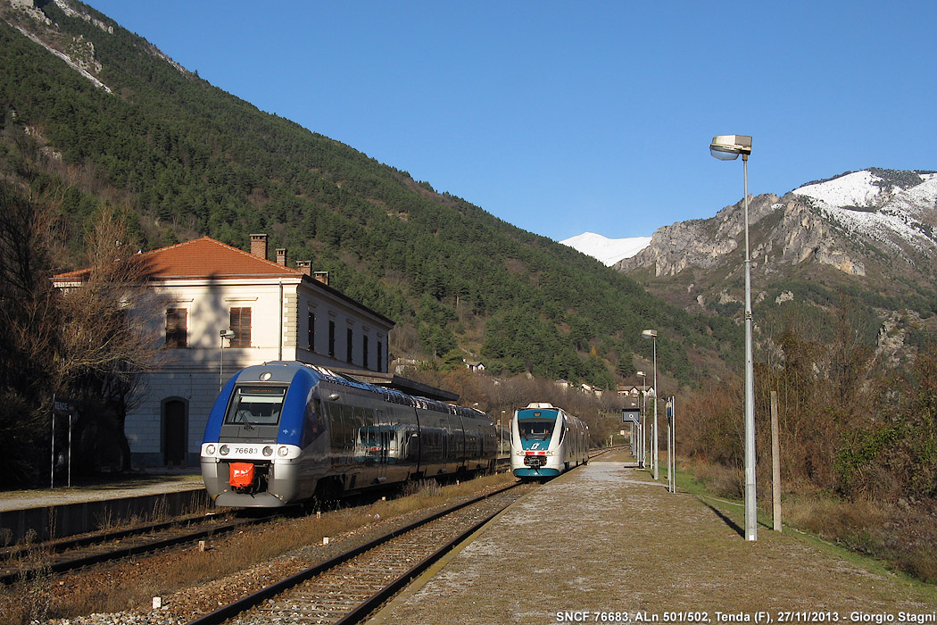 Cuneo-Ventimiglia: l'inverno 2013 - Tenda.