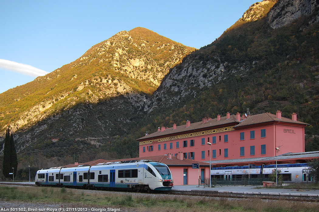 Cuneo-Ventimiglia: l'inverno 2013 - Breil-sur-Roya.