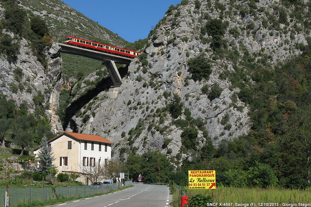 La terra e la ferrovia - Saorge.