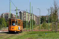 Tram a Milano - Parco Nord.