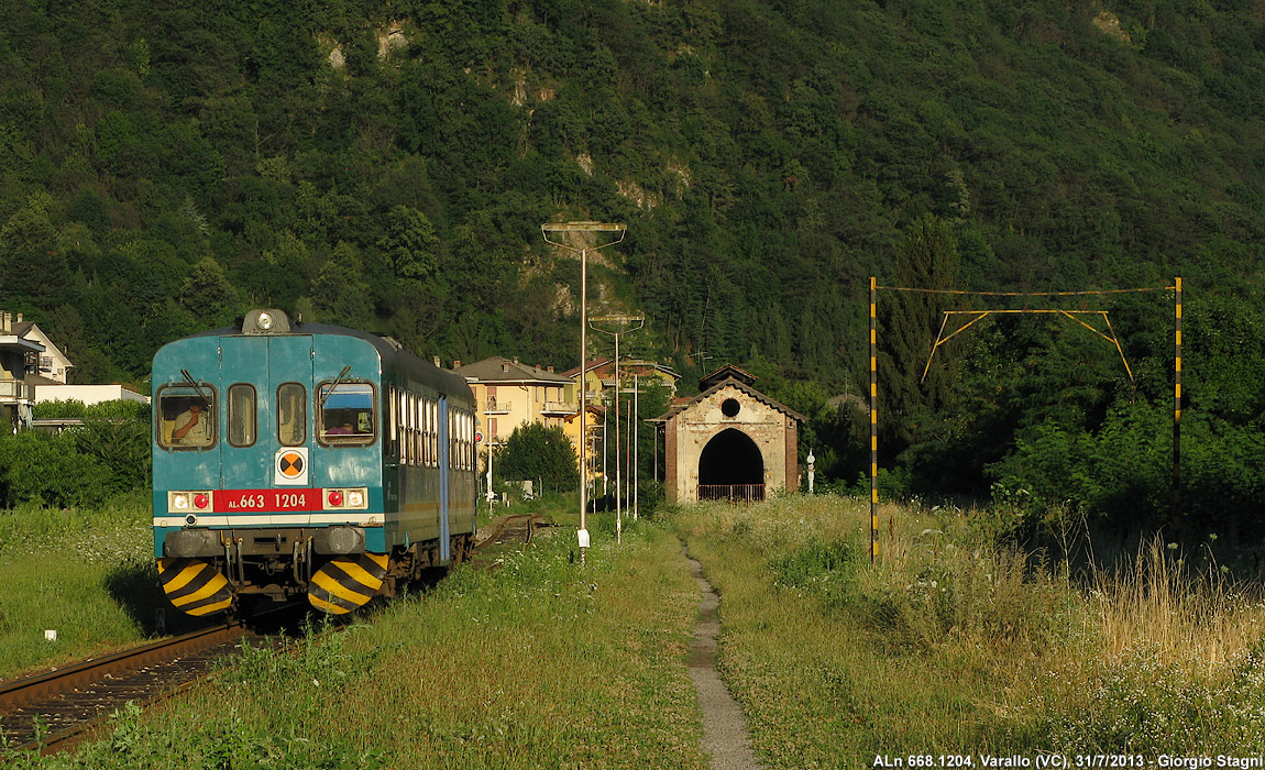 La stazione capolinea - Varallo.