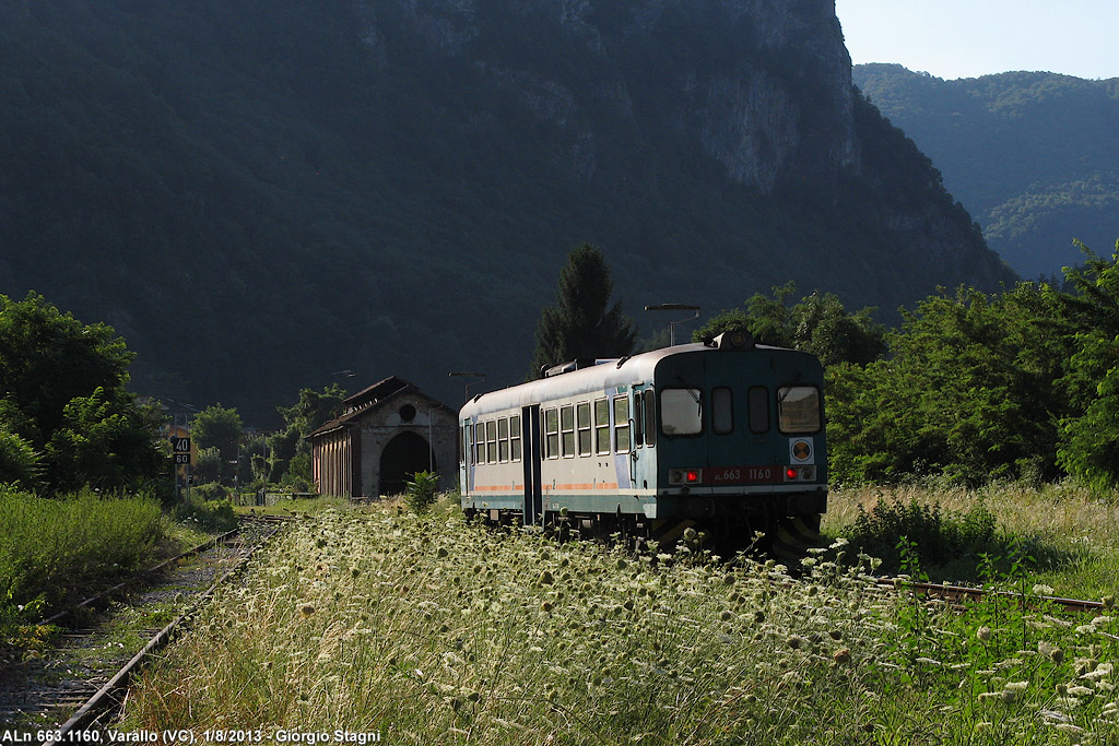 La stazione capolinea - Varallo.