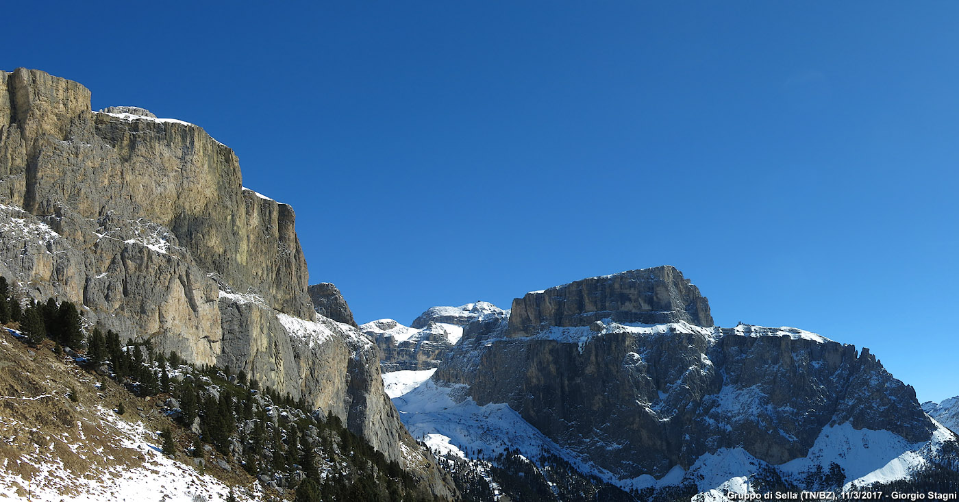 Intorno al passo Sella - Gruppo di Sella.