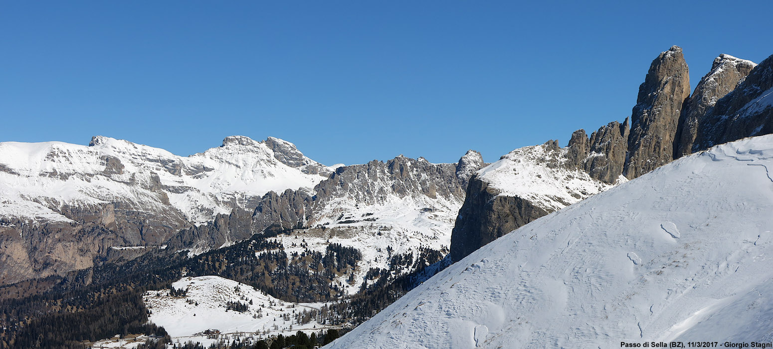 Intorno al passo Sella - Passo Sella.