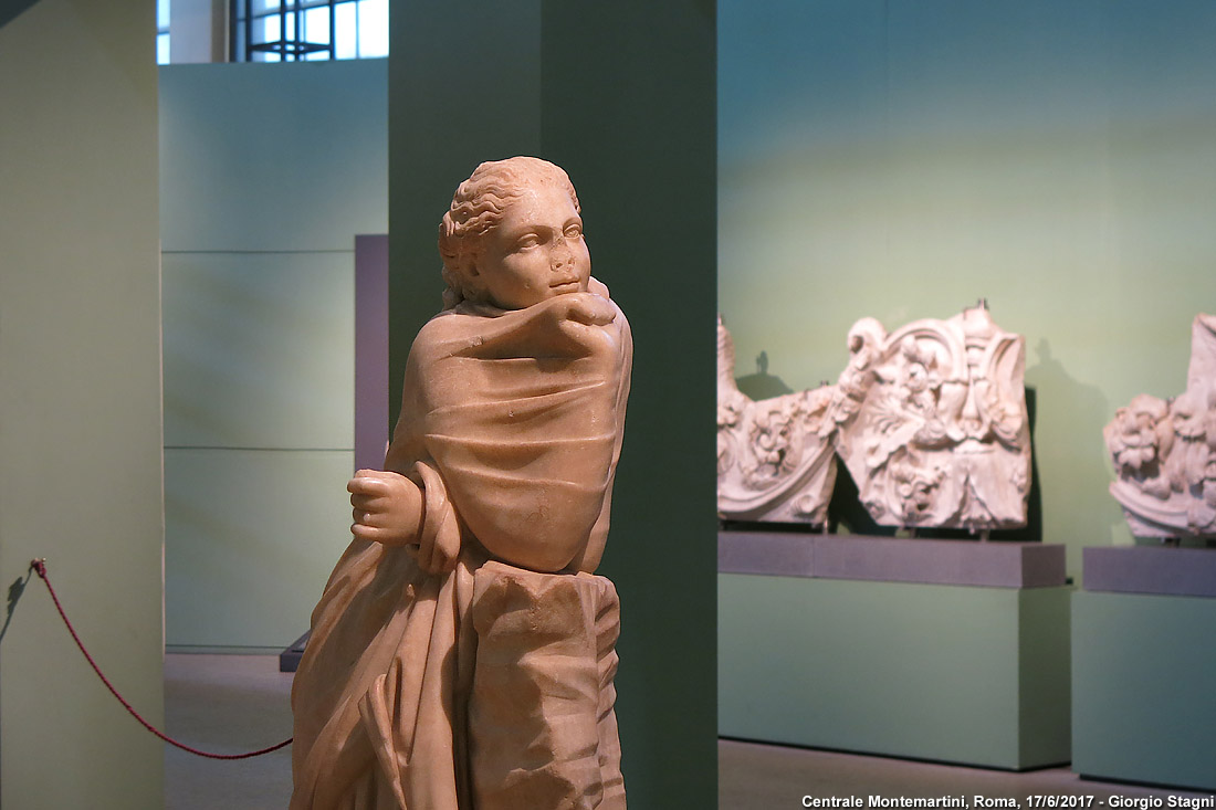 La Centrale Montemartini - Statua di Polimnia.