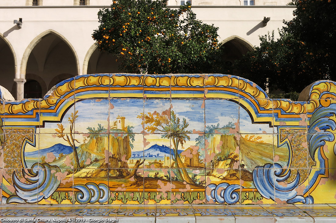 Napoli - Chiostro di S.Chiara.