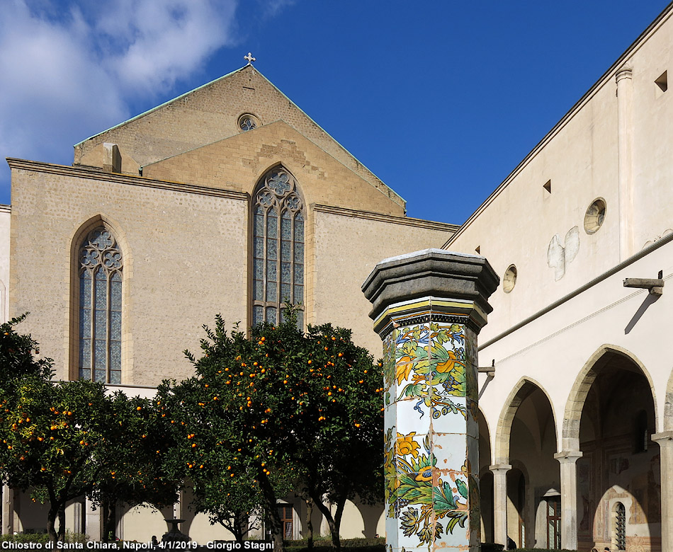 Napoli - Chiostro di S.Chiara.