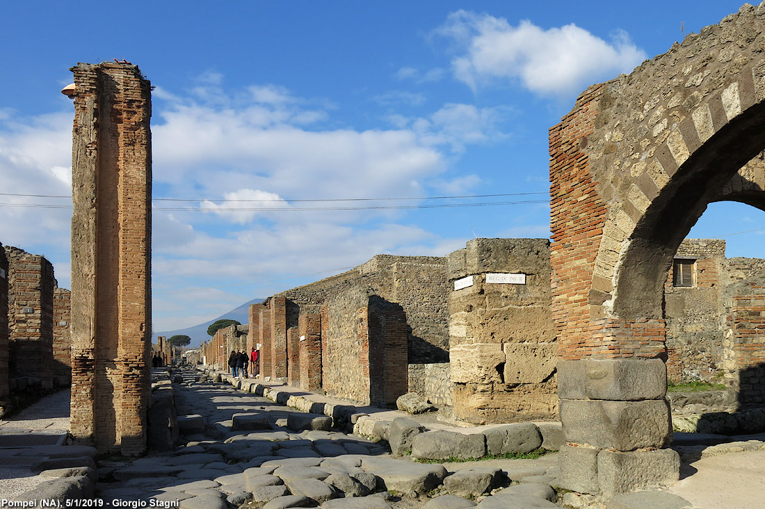 Pompei - Via Stabiana.