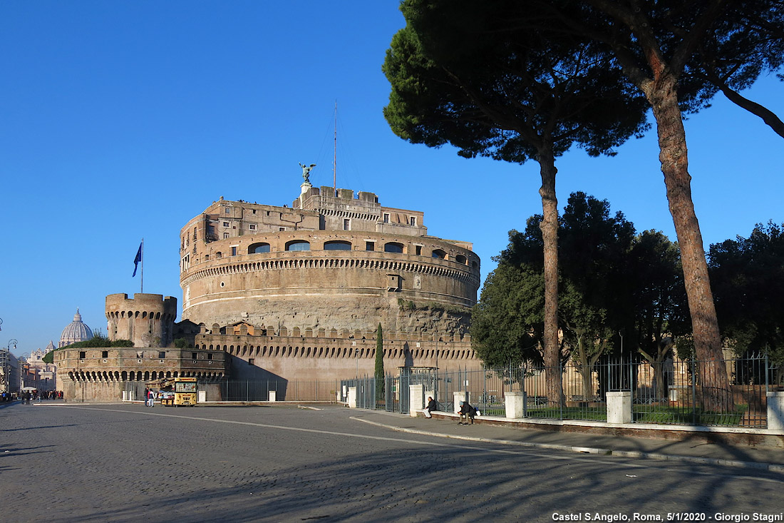 Roma a gennaio 2020 - Castel S.Angelo.