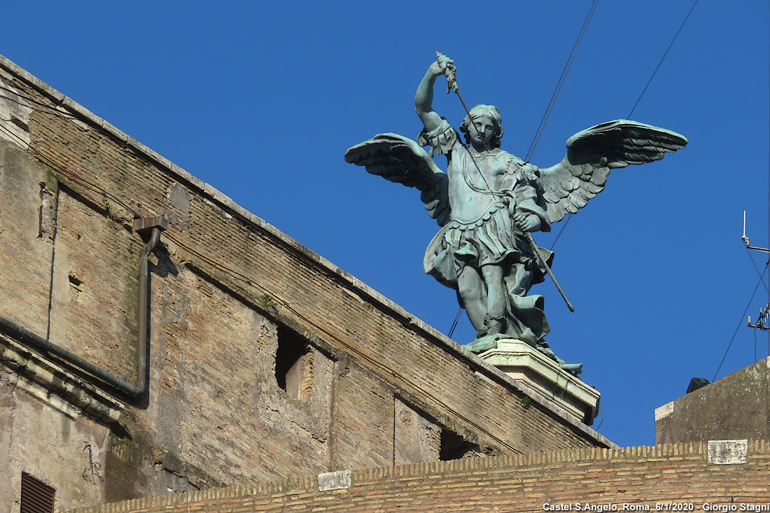 Roma a gennaio 2020 - Castel S.Angelo.