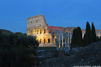 Scende la sera - Colosseo.