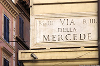 Vie a Roma - Via della Mercede.