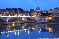 Lungo il Tevere - Ponte Vitt. Emanuele II.