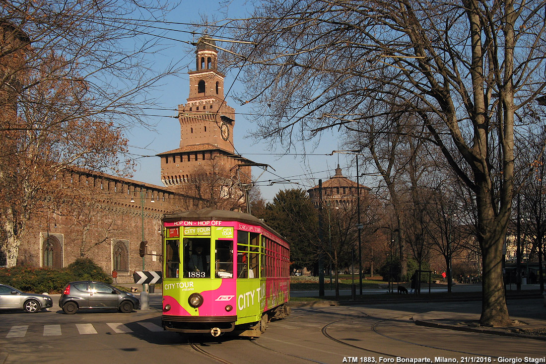 Tram a colori - Foro Bonaparte.