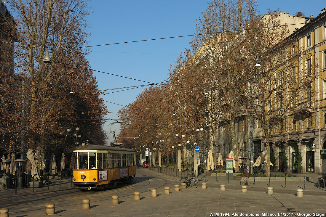 I tram del 2017 - P.le Sempione.