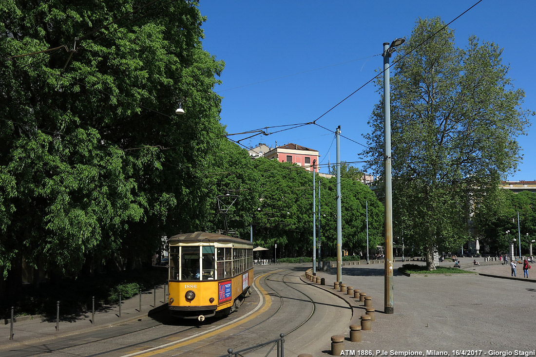 I tram del 2017 - P.le Sempione.