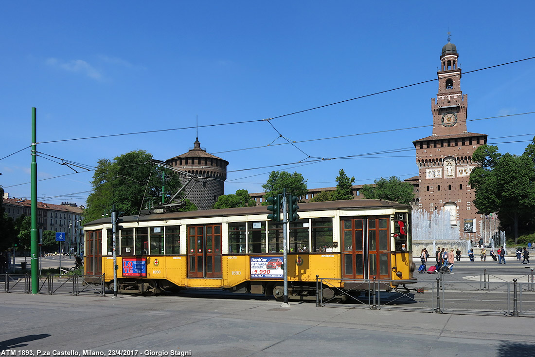 I tram del 2017 - P.za Castello.