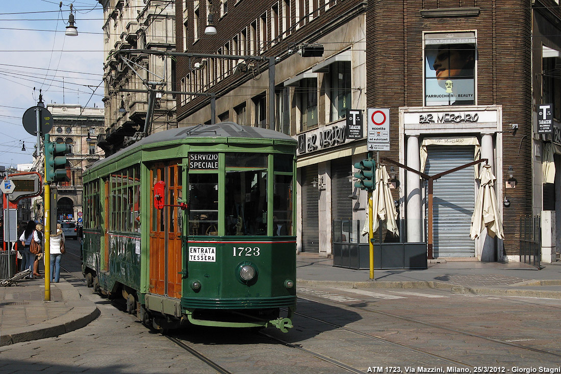 La 1723: verde classico degli anni '50 - Via Mazzini.