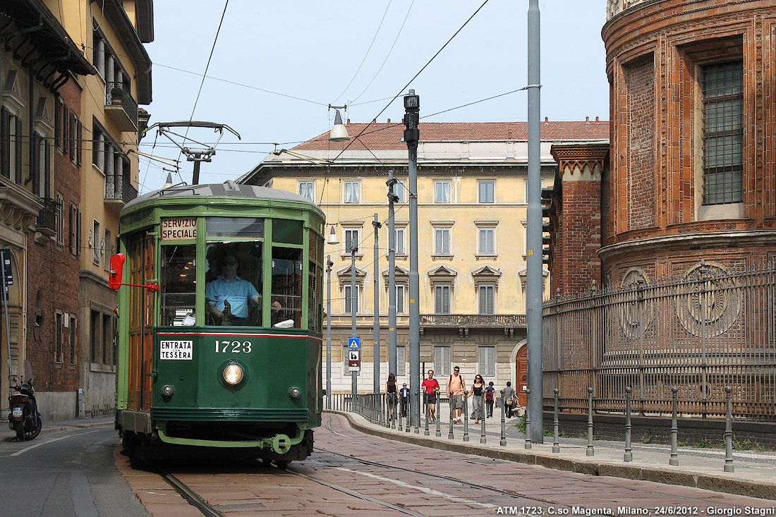 La 1723: verde classico degli anni '50 - Corso Magenta.