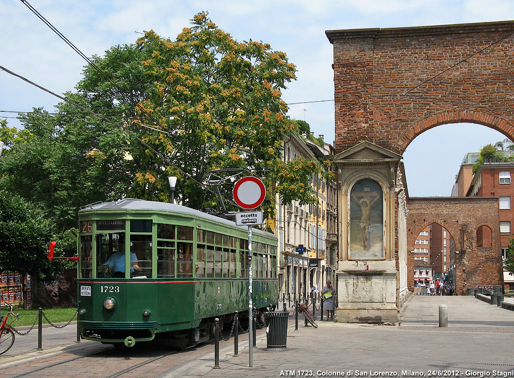 La 1723: verde classico degli anni '50 - Colonne di S.Lorenzo.