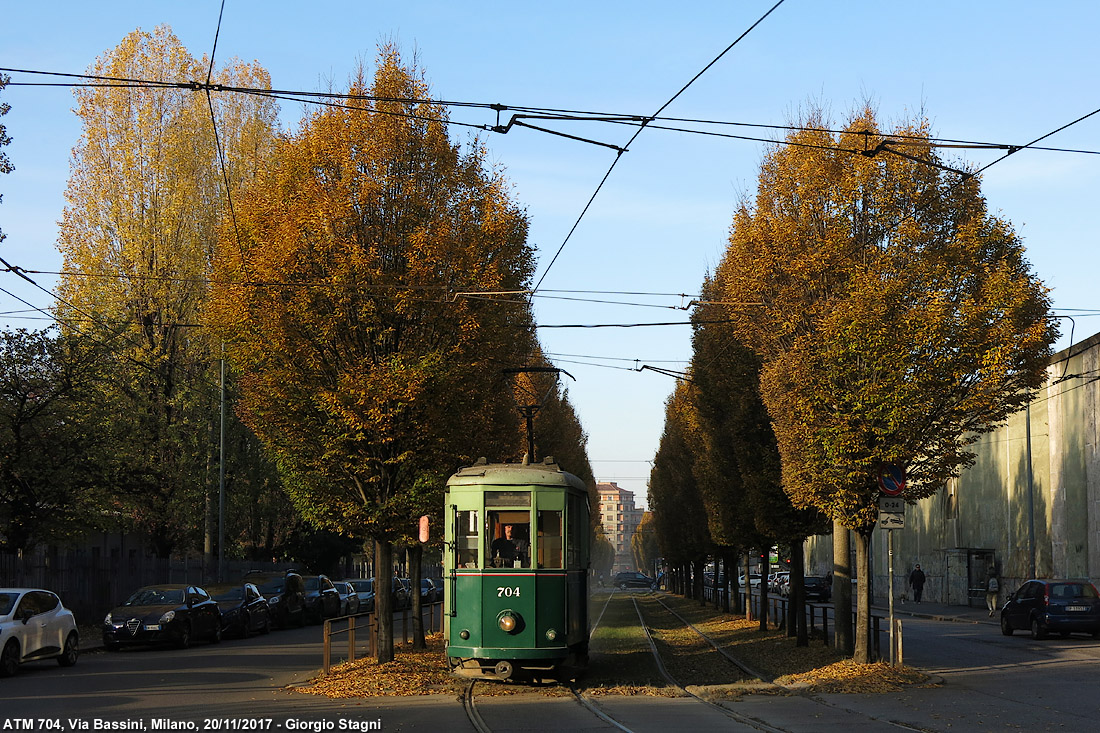 L'autunno - Via Bassini.