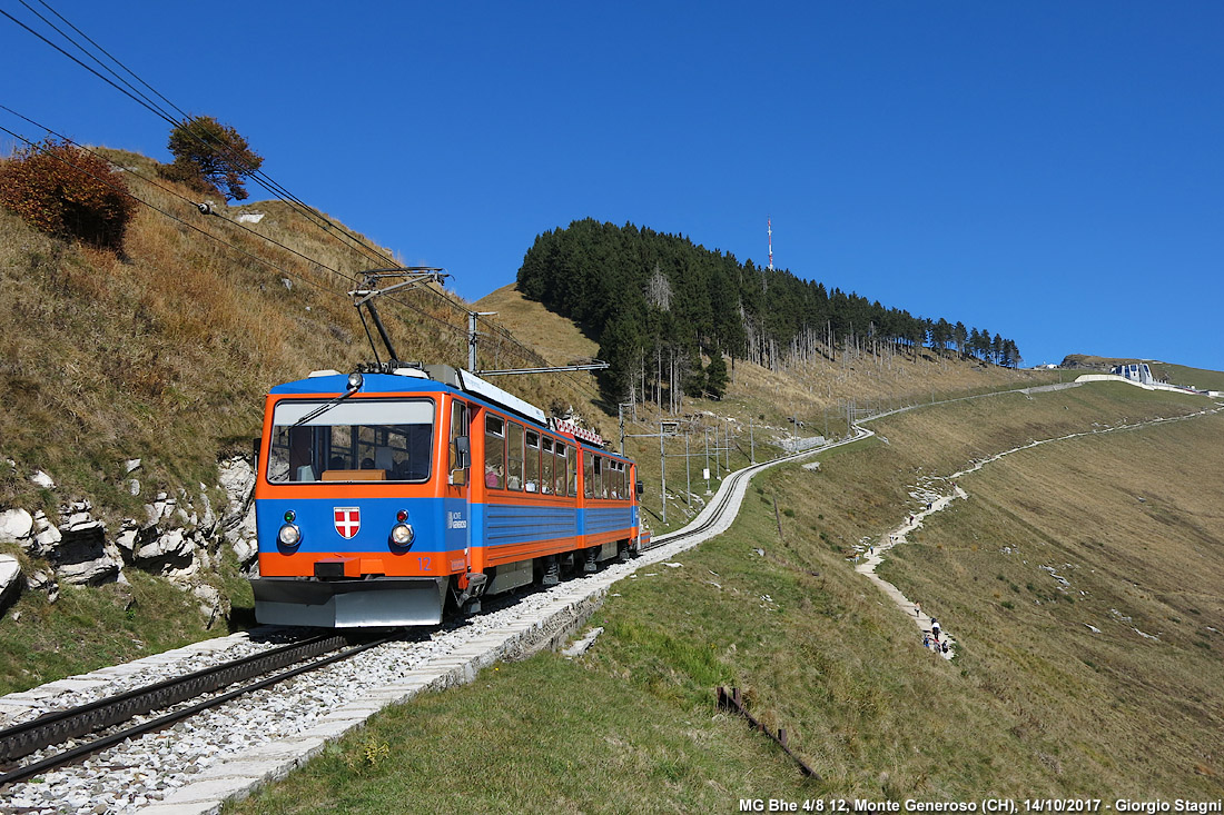 La ferrovia oggi - Monte Generoso.