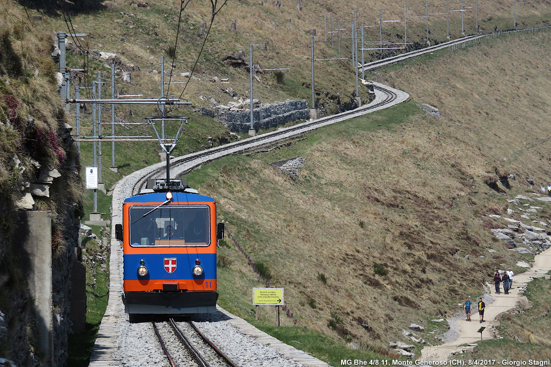 Aprile 2017: il treno  tornato! - Monte Generoso.