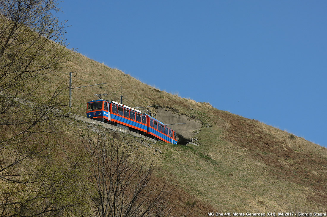 Aprile 2017: il treno  tornato! - Monte Generoso.