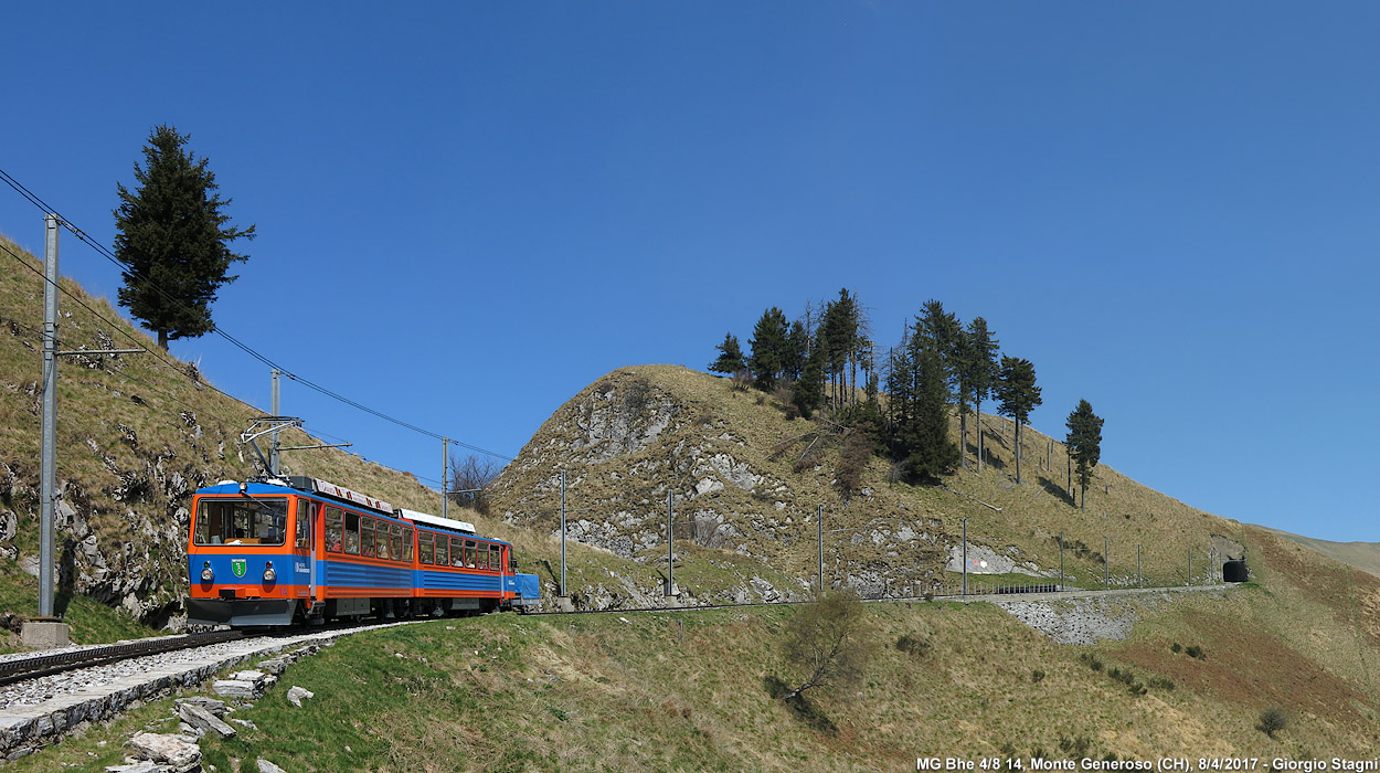 Aprile 2017: il treno  tornato! - Monte Generoso.