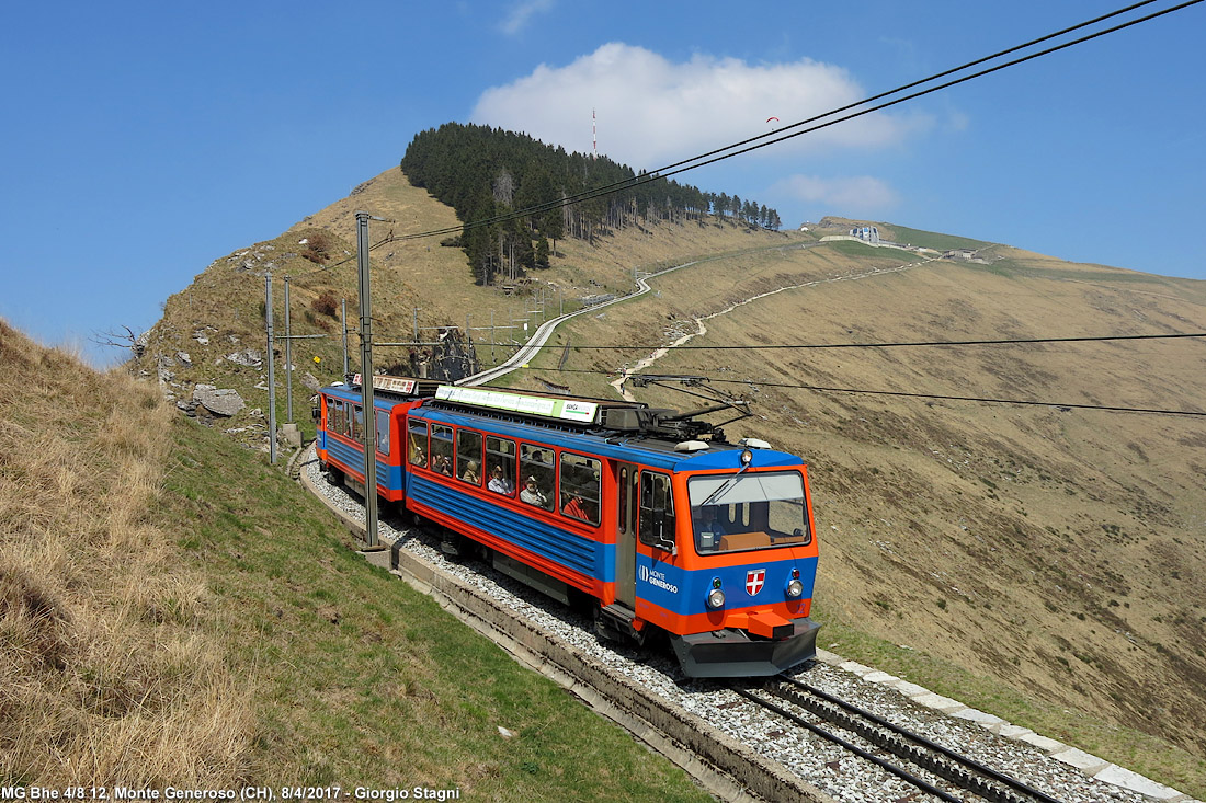 Aprile 2017: il treno  tornato! - Monte Generoso.