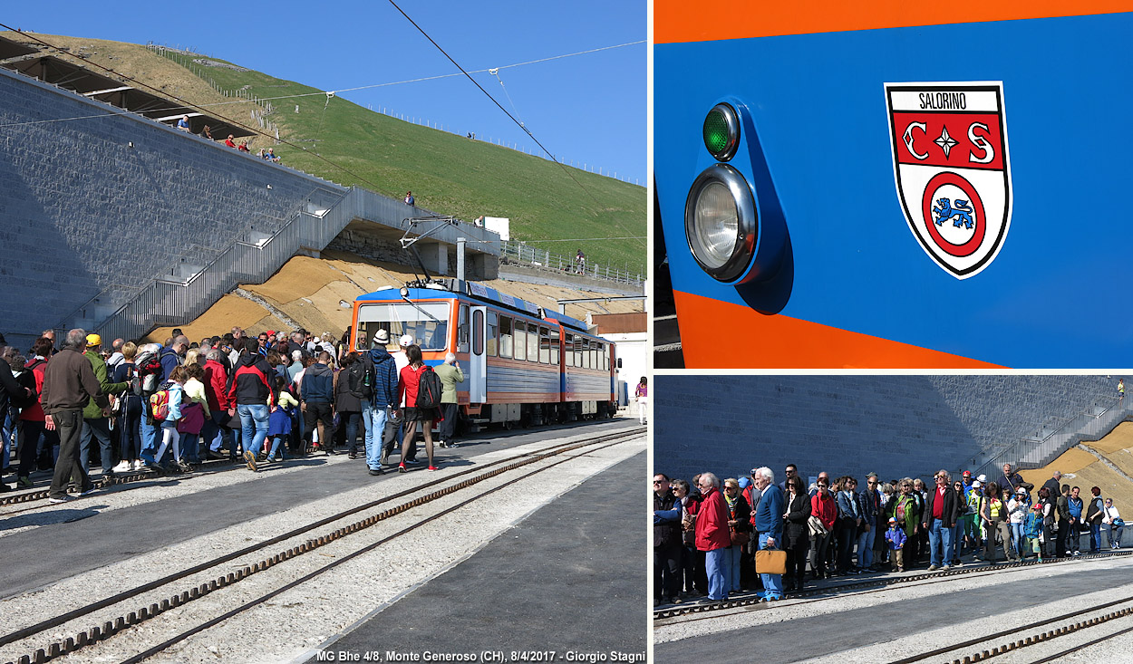 Aprile 2017: il treno  tornato! - Monte Generoso.