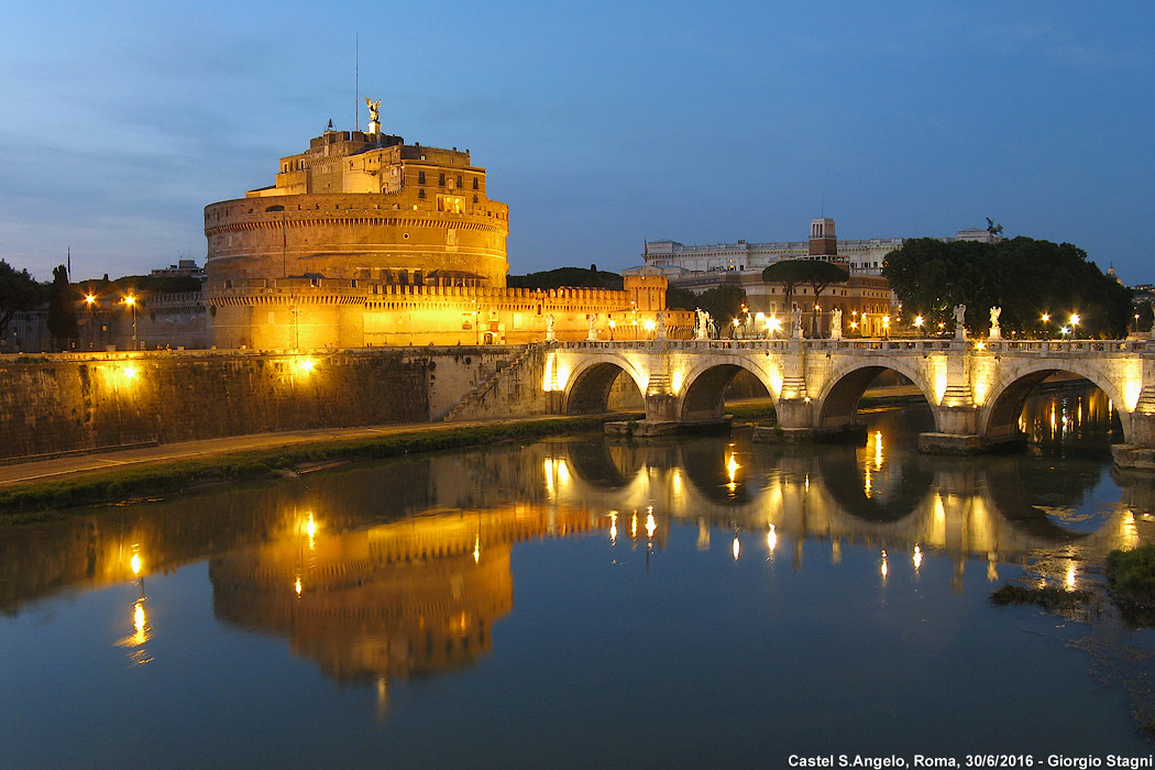 Scende la sera - Castel S.Angelo.