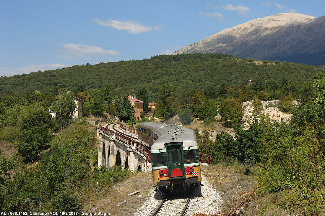 Sulmona 2017: l'appennino e la littorina - Cansano.